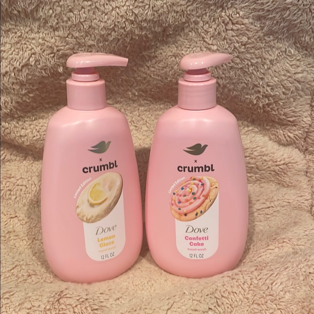 Dove x Crumbl Lemon and Confetti Cake Hand Wash Bundle - LIMITED EDITION